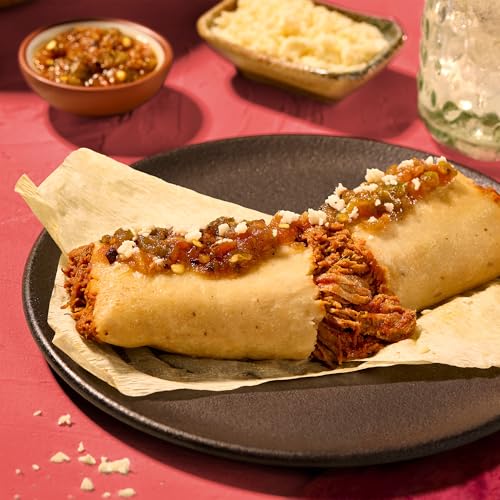 Del Real Foods Pork Tamales – Authentic Hand-Wrapped Corn Masa Tamales with Red Sauce, Fully Cooked & Ready to Eat, Heat & Serve in 60–75 Seconds | 6 Count, 24 oz, Refrigerated - Image 6