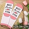 Aunt Gifts for Auntie from Niece Nephew, Aunts Mothers Day Gifts for Auntie, Best Aunt Ever Unique Birthday Gift Basket for Aunties, Mothers Day Gift Set for Her Aunties Women with Canvas Tote Bag