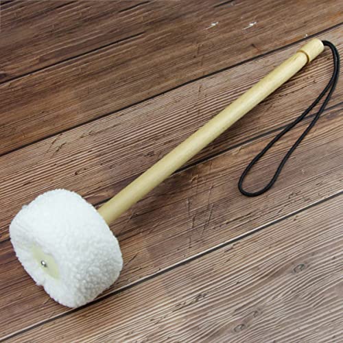 FLEOR Gong Mallet Big Head 7545-Wood Core,Wool - Thumbnail 2