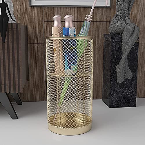 Porte-parapluies en maille métallique avec base de récupération - 4