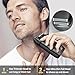 Brightup Foil Shaver, Electric Razor for Men, Upgraded Electric Shaver with Pop Up Trimmer, USB-C Rechargeable, Waterproof, Cordless, Double Floating Blade for Close Shaving, Black