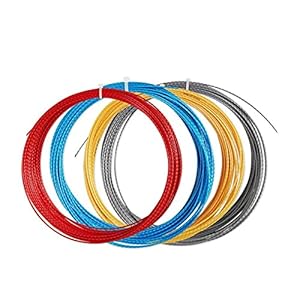 1.25mm Bamboe Polyester Tennis String Top-Spin Duurzaam Training Tennisracket String 10 stks/partij by ROYAL STAR TY