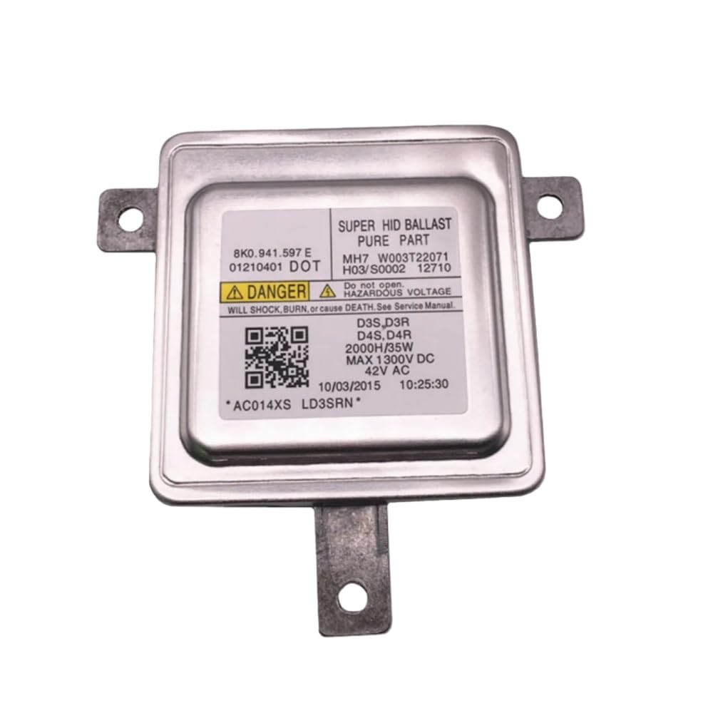 Yunll White Xenon Ballast Car Accessories D3s D3r D4s D4r Xenon Ballast 8K0941597e W003t22071 For A1 For A3 For A5 For A7 For A8 For Q3 For Passat For Golf(White)