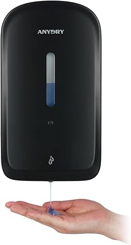 Miniatura 1 de Dispensador de jabón automático comercial, gran capacidad de 34 onzas33.8 fl oz, dispensador de líquido sin contacto para baños de alto tráfico,