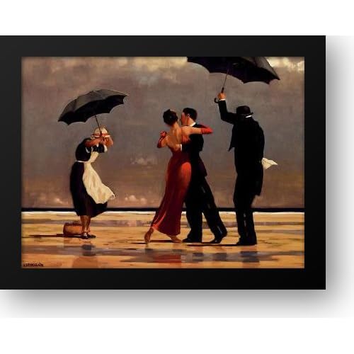 Singing Butler 36×28 Framed Art Print by Vettriano, Jack