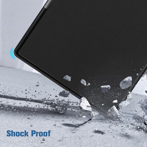 Fintie Slim Case for Kindle Scribe - [Built-in Pen Holder] Lightweight PU Leather Folio Cover with Auto Sleep Wake for 10.2" Kindle Scribe (2024/2022 Release), Black by FINTIE - Image 8