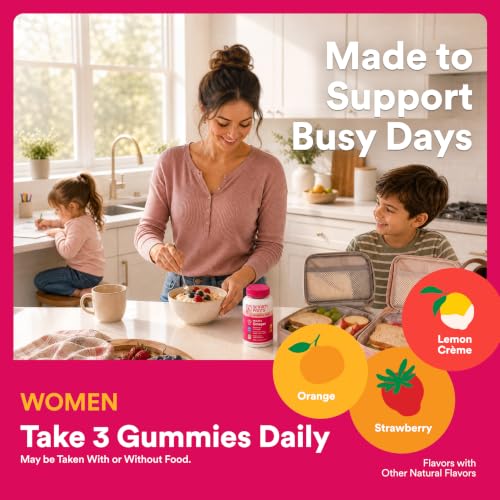 SmartyPants Zero Sugar Liquid Multivitamin Multimineral for Women, Contains Hair, Skin, & Nails Vitamins that Support Immunity, Metabolism, and Bone Health, Peach Pineapple Flavor, 32 Oz (31 Servings) - image 7