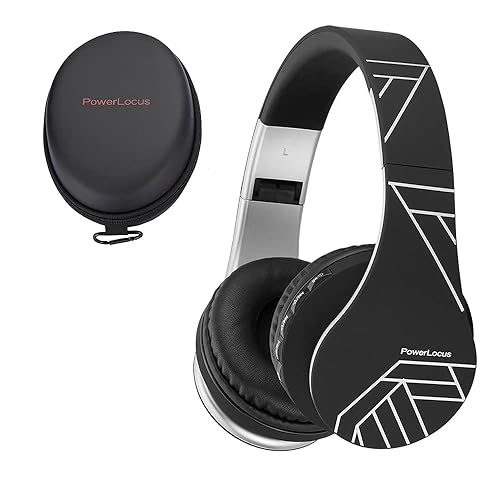 PowerLocus Cuffie Bluetooth Senza Fili - Over-Ear Cuffie Stereo Pieghevoli