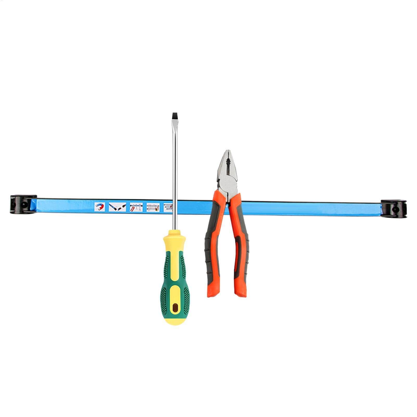 Soporte de herramientas magnético, soporte de almacenamiento magnético | para herramientas | Soporte de pared para organizador de herramientas eléctricas,Barra magnética para organización del garaje
