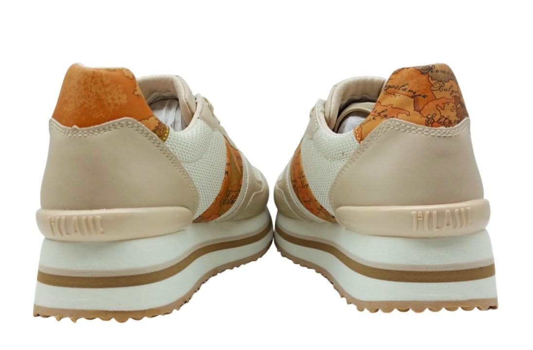 Alviero Martini Damesschoenen 1 klasse N1832 Geo Sneakers Casual Platform Beige