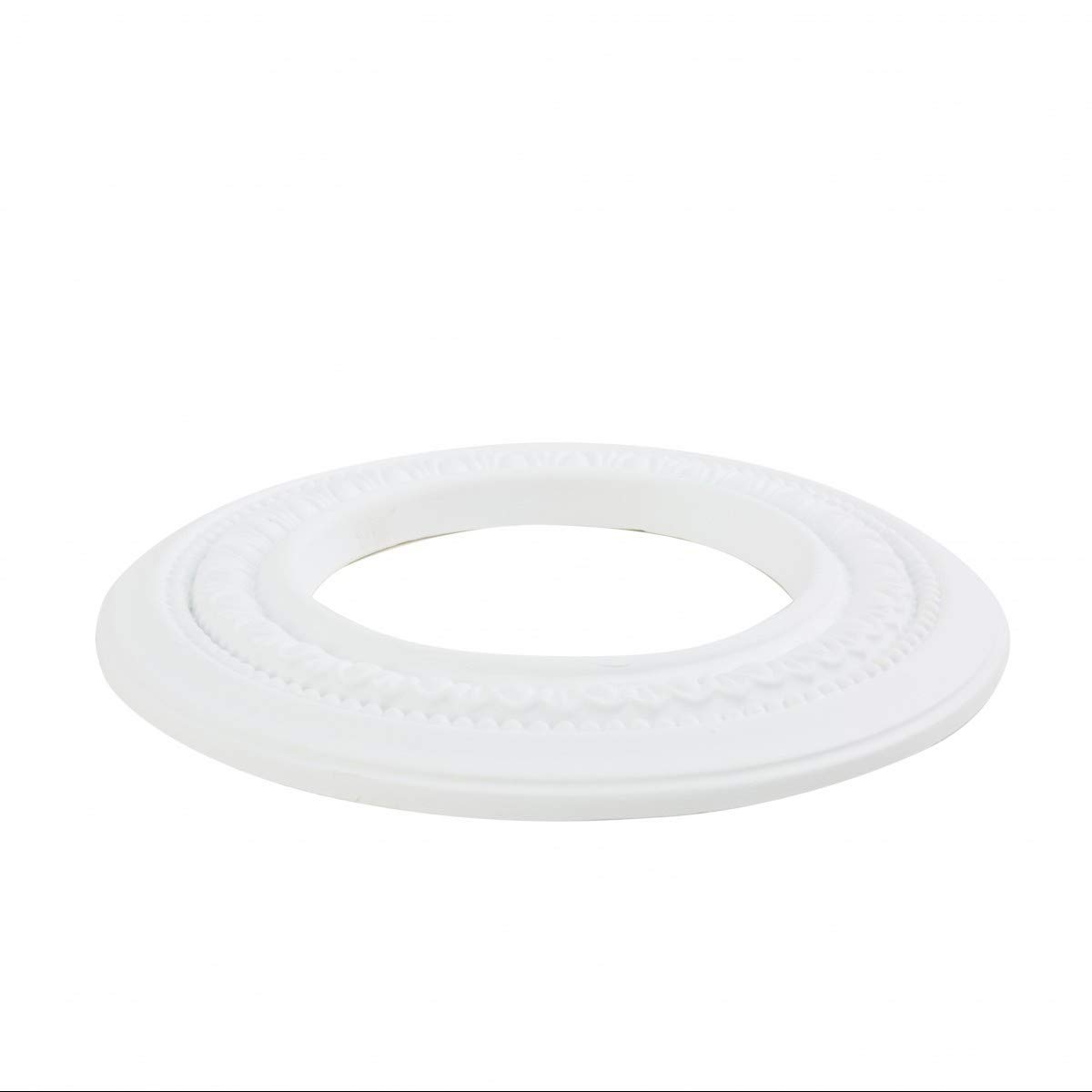 Renovators Supply 9 x 5 Recessed Light Trim Medallion White — Amazon image 6