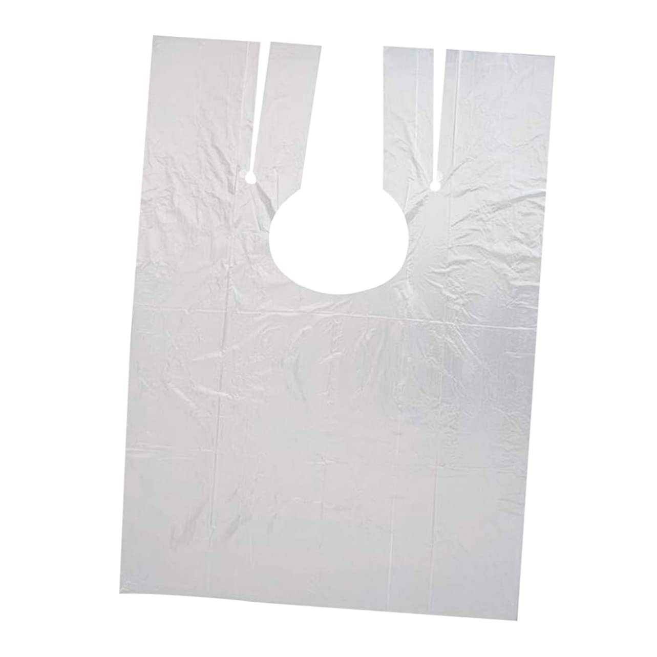 Cabilock Haircut Cape Protective Hair Dye Shawl 110x150cm Waterproof Disposable Easy to Use