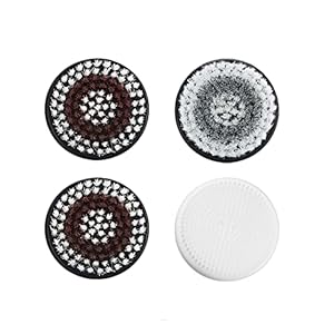 4 Replacement Brush Heads for Model OR-9088 Facial Cleansing Brush Deep Pore Cleansing Gentle Exfoliating & Remove Blackhead Acne Exfoliating Soft Head Set