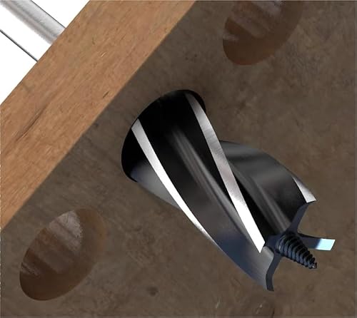 Meccion Wood Drill Bit Set 8pcs Professional Self Feed Speed Auger Drill Bit 10mm/12mm/14mm/16mm/18mm/20mm/22mm/25mm with 1/4 Inch Hex Shank 6 Meccion Wood Drill Bit Set 8pcs Professional Self Feed Speed Auger Drill Bit 10mm/12mm/14mm/16mm/18mm/20mm/22mm/25mm with 1/4 Inch Hex Shank - Image 6