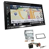 Navigation mit CD/DVD Laufwerk, Bluetooth (Freisprech), Variable Tasten- und Displaybeleuchtung, USB, AUX, IOS kompatibel, Android kompatibel