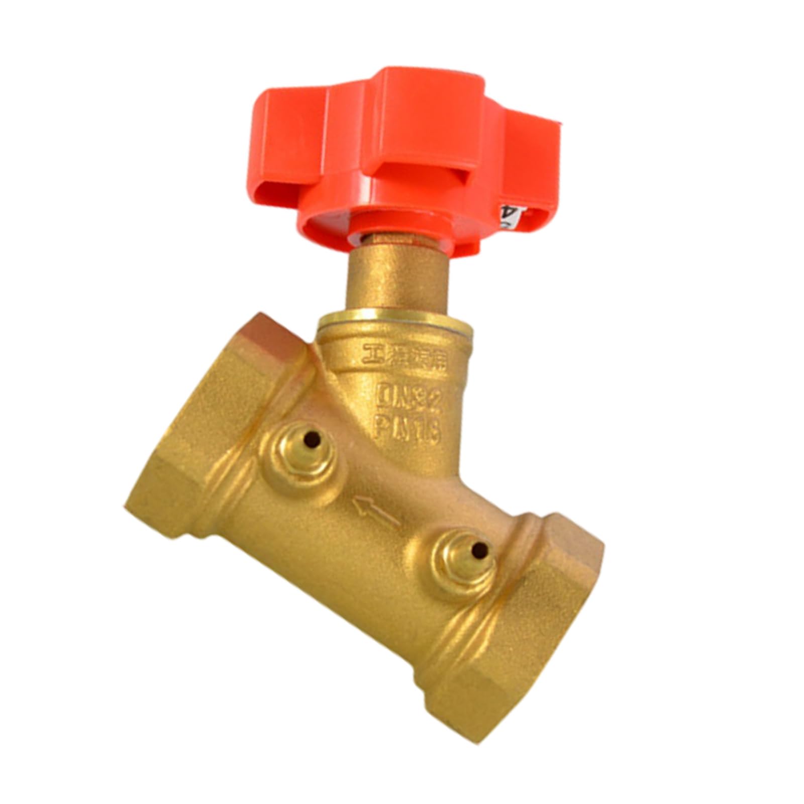Kaeltsyn Dn32 Brass Radiator Flows Regulator Valves Professional Heating Systems Balance Valves For Efficient Heat Distribution Precises Flows Temperature Regulation For Home Heating