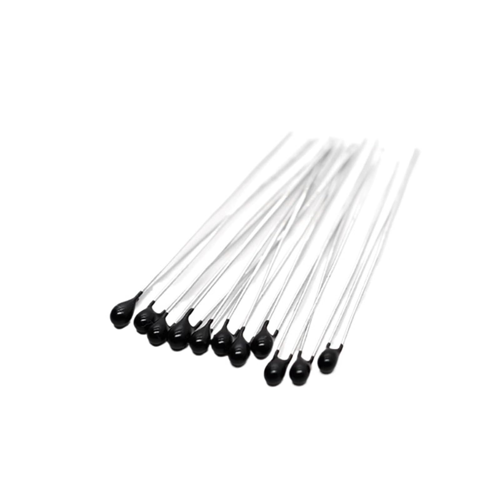 Termistor NTC MF52AT, 1K-100K, B3950K, 1%, de coincidencia, sensor de temperatura negro for proyectos electrónicos de bricolaje, 500 unidades(5K)