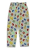Sesame Street Elmo Cookie Monster Men's Pajama Sleep Pants (Small, Gray)