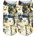 Produktbild cosey  1 Paar Sneaker Socken  Katzen Gang Design  Einheits-Größe 33-40