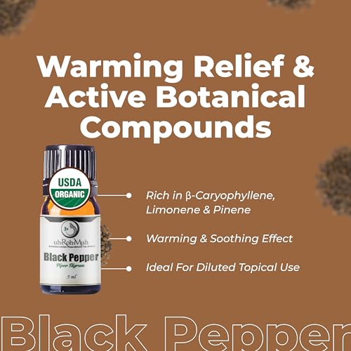 Aceite esencial orgánico de pimienta negra 5 ml miniatura 4