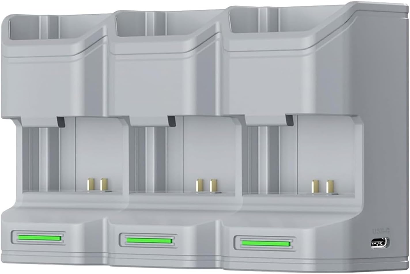 NP FZ100 Fast Chargers, 3 Slots Camera Battery Charger Case, with 2 SD 2 TF 1 Type A Card Slots Charger Case, Ideal for A7V, A7IV, A6700, FX3, FX30, A9, A7C, A7RIII, ZV E1, ZV