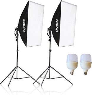 Kit 2 SoftBox 50 X 70 Com Lampada Led 40W, Luz Continua para foto e vídeo