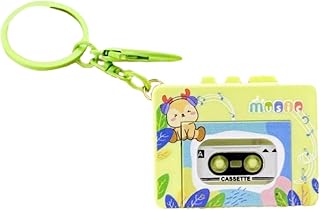 FackLOxc Música Portátil Playchain Keychain Music Box Pendants para Coleccionistas Retro Entusiases Vibrantemente Color Durabilidad Construcción