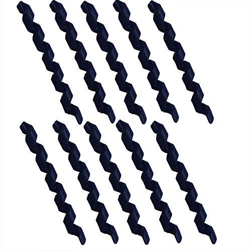 Yuauy - Juego de 10 protectores de goma para cable de bicicleta en espiral para MTB y bicicleta, antifricción