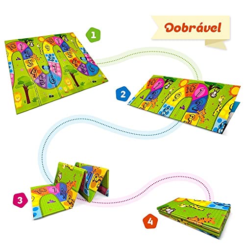Tapete infantil dobrável XPE 2,00 x 1,50 m Comtac Kids 4249