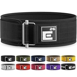 Self-Locking Weight Lifting Belt – Premium Weightlifting Belt for Serious Functional Fitness, Weight Lifting, and Olympic Lifting Athletes – Lifting Support for Men and Women – Deadlift Training Belt