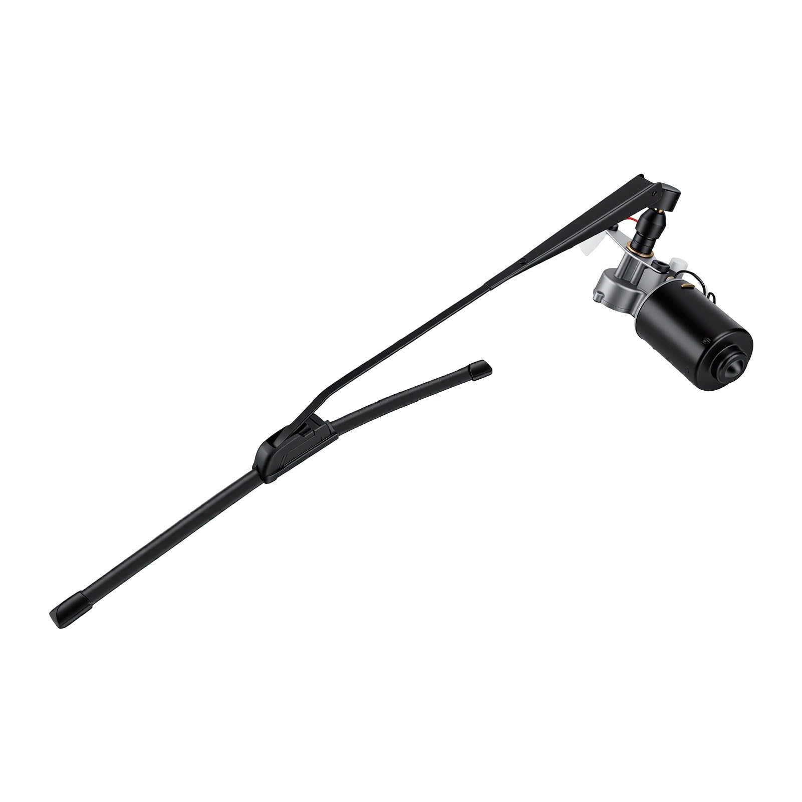 Kit Limpiaparabrisas para UTV Eléctrico 12V con Bomba de Motor | Ajuste universal, barrido de 90 grados, tanque de líquido de 1,5 l, adecuado para tractores, compatible con