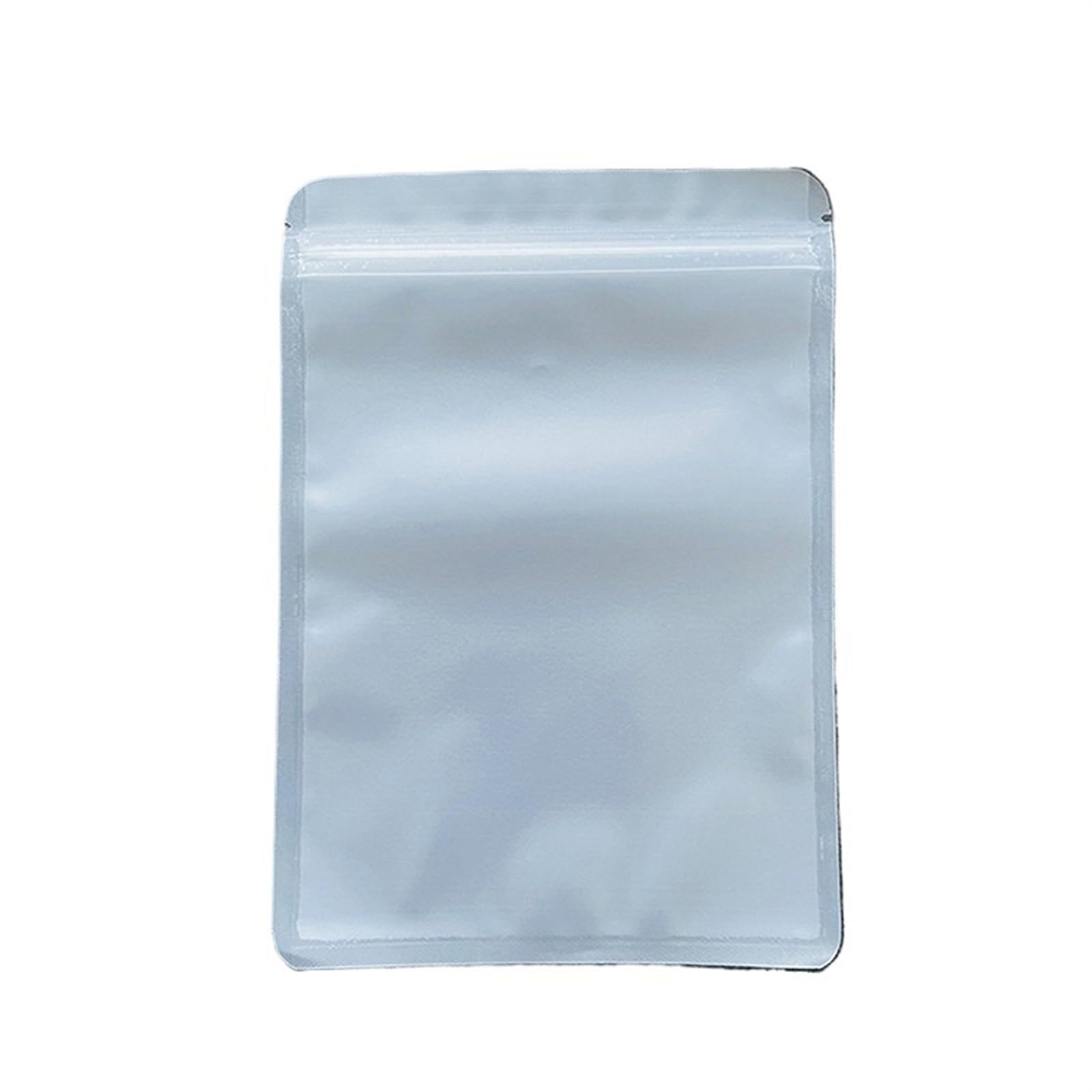 Sacchetti con chiusura a zip, Confezione da 10 sacchetti piatti con chiusura a zip, in plastica PP a prova di umidità, termosaldabili e richiudibili(10pcs L)