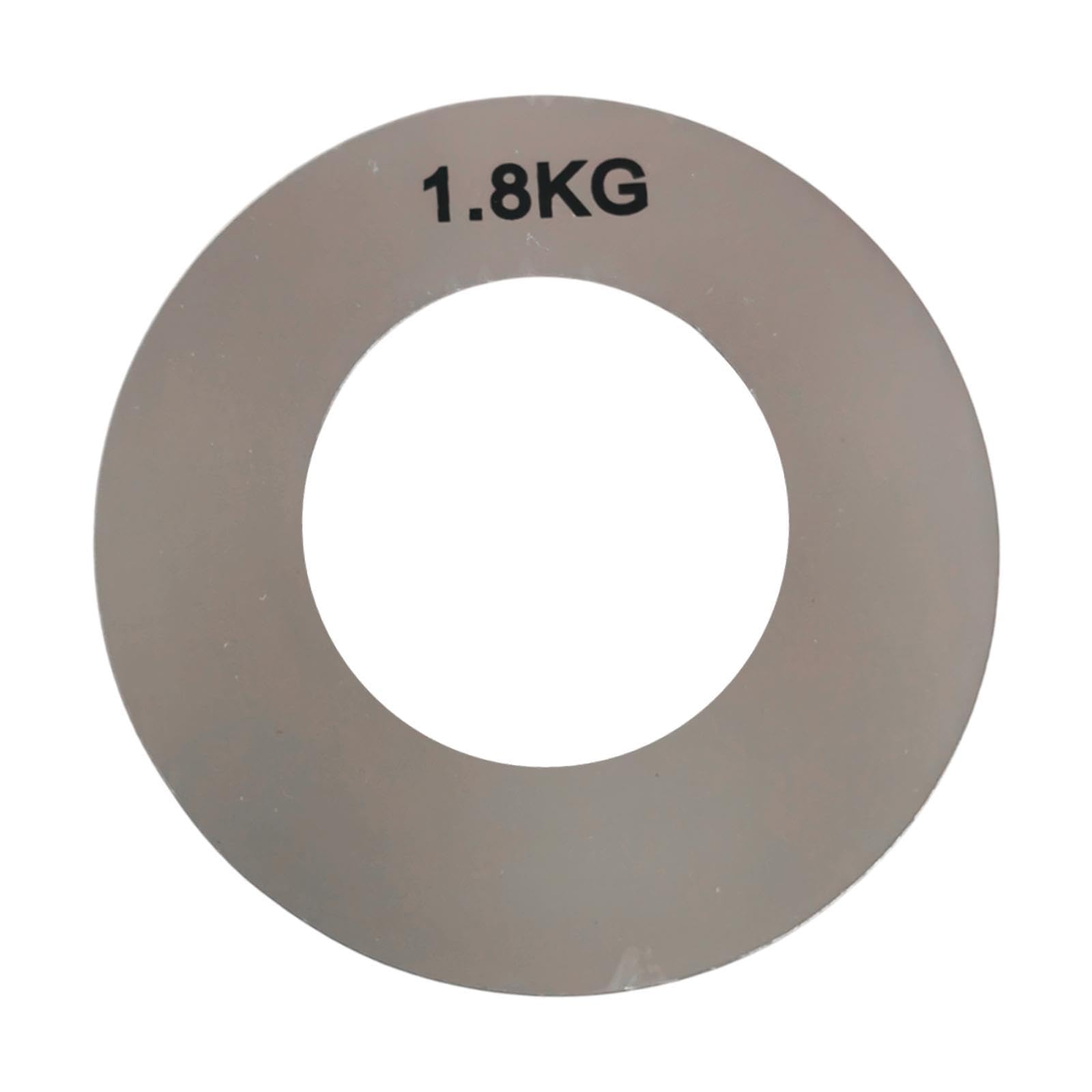 QSTDGVPW Micro Weight Plate Sticker, Kilogram Label, Portable Strength Training Barbell Plate Sticker Weight Identification Label, 1.8 Kg