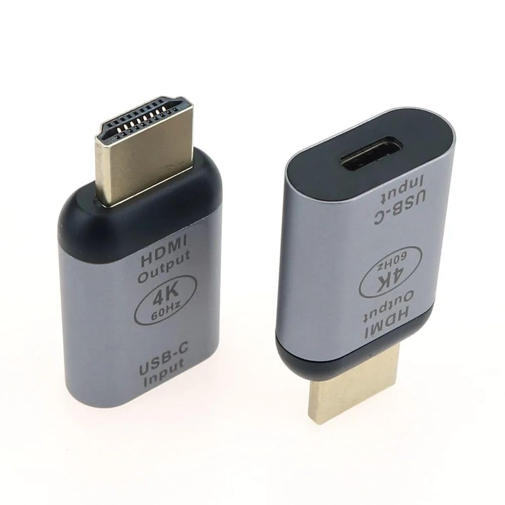 FORIDA Gold Plated USB Type C Female to HDMI Male Adapter 4K 60Hz 3D Converter for Pro Air Laptop Mobile Phone MacBook Samsung S10/S9 Huawei P40 Xiaomi, Type C to HDMI UHD Video Converter-picture-26