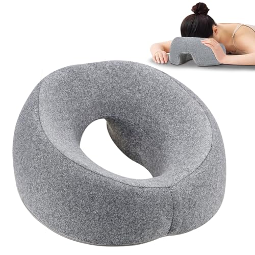 Aenmido Massage Kopfstütze für Bett,Memory-Schaum Gesichtskissen,Gesichtswiegenkissen mit Loch für Spa Salon & Schönheitssalon, Spa, Massagebett, Schreibtisch | Kopfstütze Polster Zubehör