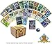 25 Assorted Pokemon Cards - 1 GX Ultra Rare, 2 Holographics, 22 Reverse Holographic Rares, and 1 Assorted Pokemon Coin - Includes Golden Groundhog Storage Treasure Chest