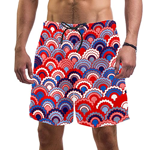 Short de bain pour homme multicolore à poches taille XL