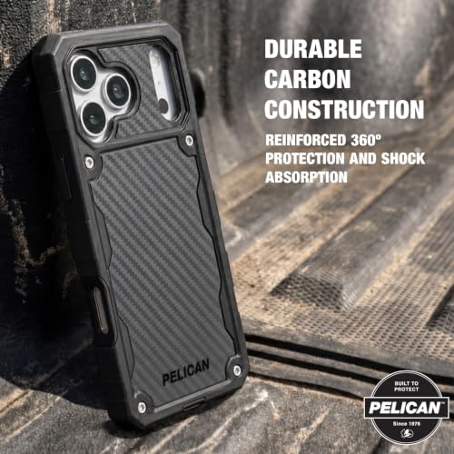 Pelican iPhone 18 Pro Max Case - Rugged MagSafe Phone Case - Shield Carbon by Pelican - Used condition - Image 8