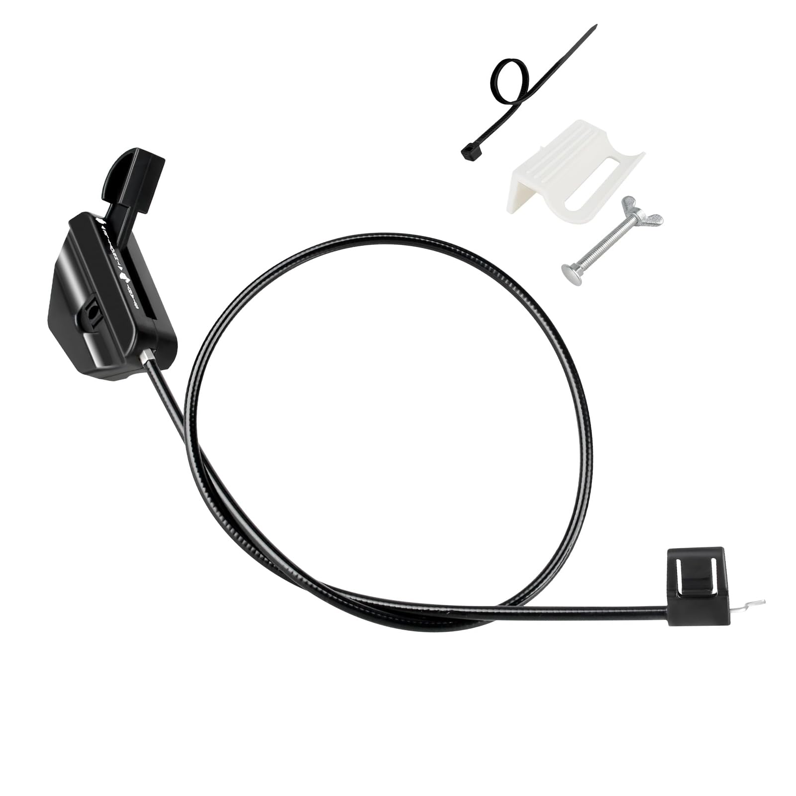 Buxuaaaa Weatherproof Lawns Spreader Cable Assembly Flexible Pvc Construction Generic Compatibility Installation Lawns Spreader Control Cable Assembly