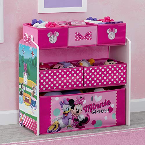 Delta Children Disney Minnie Mouse 6 Bin Design And Store Toy Organizer #TOP1