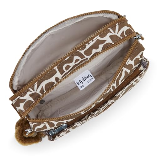 Image of Kipling Women's Abanu Medium Crossbody Bag, Lightweight, Adjustable Nylon Waist Pack with Multi-Compartment Zip Pockets