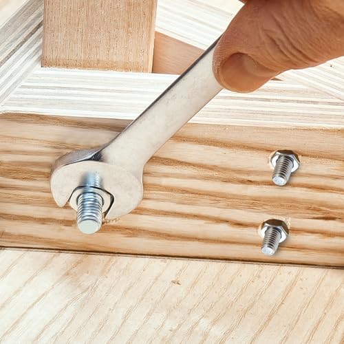 M3 M4 M5 M6 Sechskantschrauben Set 520 Stück, Edelstahl A2 Schrauben Set Mit Muttern Unterlegscheiben, Maschinenschrauben Gewindeschrauben Set Geeignet Für Reparaturen