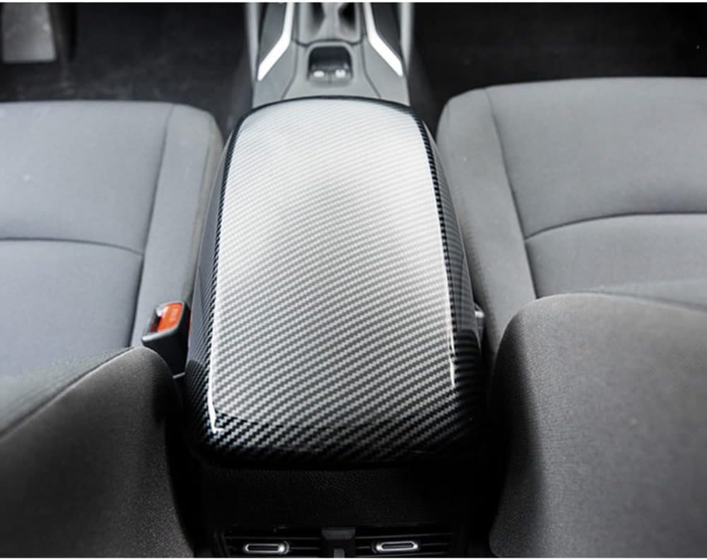 BOYUER for Toyota Corolla 2020 2021 2022 2023 2024 2025 2026,2019-2025 Corolla Hatchback ABS Carbon Fiber Center Console Armrest Pad Cover Interior Decoration Trim Accessories