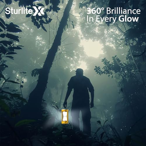 Image of Sturlite Moz 18W LED Portable Lantern| 360 Light Spread| 2200mAh Rechargeable Li-ion Battery| Upto 5Hrs Long Battery Back Up| 2 Brightness Modes LED Lamp - (Pack of 1)
