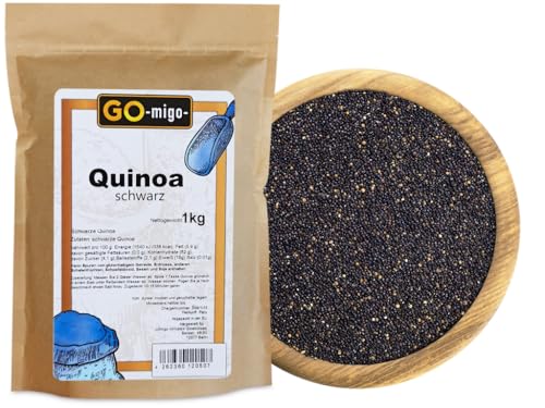 1kg Quinoa schwarze Quinoasamen 1000g Chenopodium quinoa