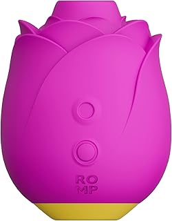 ROMP Rose Stimulateur clitoridien | Suceur de clitoris avec 6 niveaux de puissance et 4 modes de vibration | Sex toy aspirant à succion étanche en forme de rose | Vibromasseur rechargeable femme