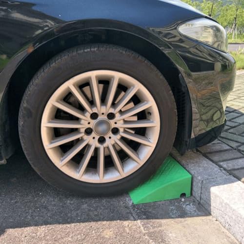 Rampa portátil antideslizante para bordillos, ligera y de plástico, para sillas de ruedas, mascotas, automóviles, motocicletas, vehículos y almacenes (Negro, 50x27x11 cm) miniatura 4