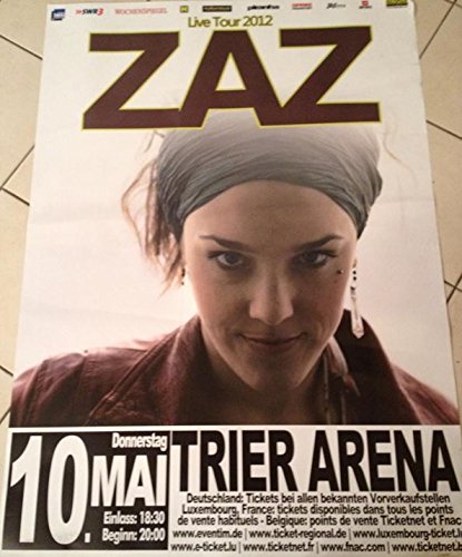 Affiche Zaz Live Tour 2012 poster géant de concert 80X120 cm