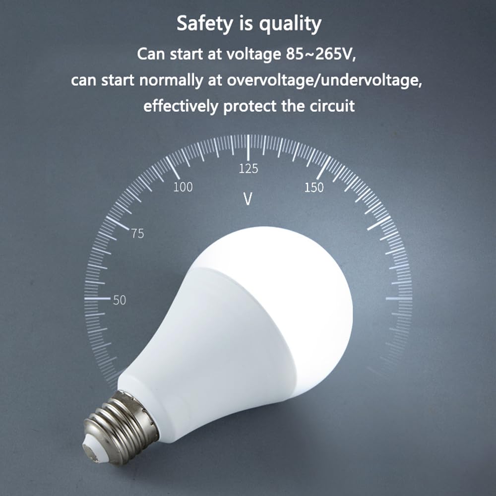 Paquete de 10 Bombillas LED de Aluminio E27, Bombilla LED Blanca cálida E27 de 18 W de Alto Brillo 3000 K, sin Parpadeo, no Regulable, Bombilla de Ahorro de energía de 1800 LM para iluminación