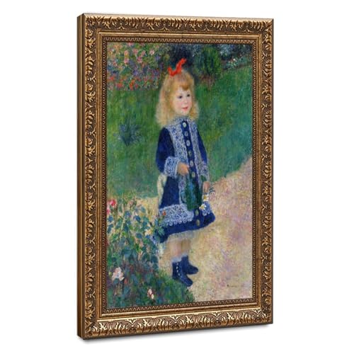 Impressions sur toile A Girl With A Arrosoir de Renoir en 40,6x61 cm